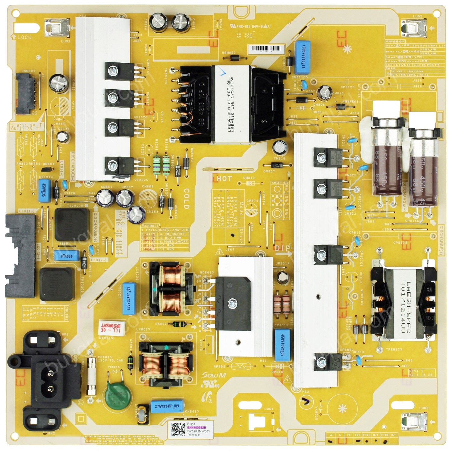 Samsung BN44-00932B L55E6_NSM PSLF171301A BN4400932B Power Supply /LED ...