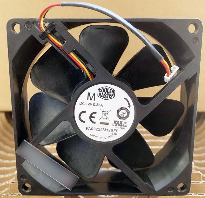 COOLER MASTER FA0092255M12BFE 12V 0.35A 3wires Cooling Fan