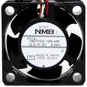 NMB 04015SS-12N-AM 12V 0.09A 4wires Cooling Fan