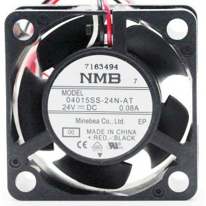 NMB 04015SS-24N-AT 24V 0.08A 3wires Cooling Fan