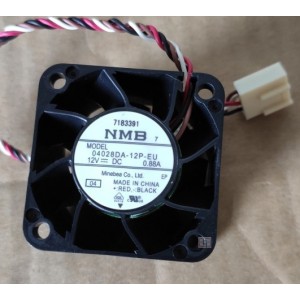 NMB 04028DA-12P-EU 12V 0.88A  4wires Cooling Fan