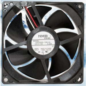NMB 09225SS-12M-AL 12V 0.22A 3wires Cooling Fan 