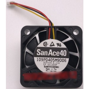 SANYO 109P0405M9D06 5V 0.11A 3wires Cooling Fan