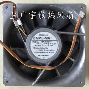 NMB 127M038D07 5015FL-07W-B46-EQ1 36/60V 0.35A 4wires Cooling Fan