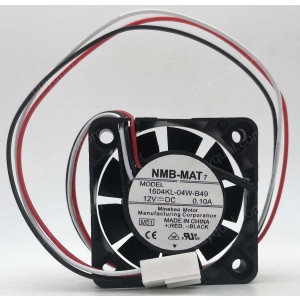 NMB 1604KL-04W-B49 12V 0.1A 3wires Cooling Fan
