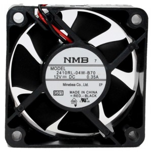 NMB 2410RL-04W-B70 12V 0.35A 2wires Cooling Fan