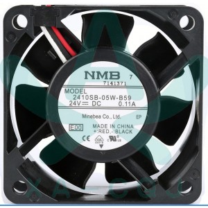 NMB 2410SB-05W-B59 24V 0.11A 3wires cooling fan