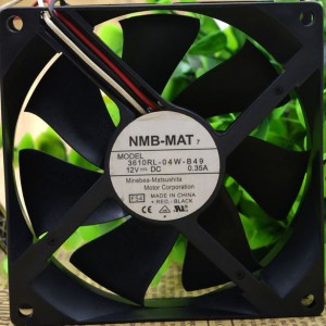 NMB 3610RL-04W-B49 12V 0.35A 3wires cooling fan