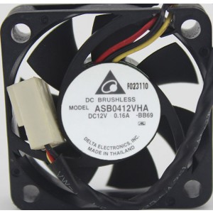 DELTA ASB0412VHA 12V 0.16A 3wires Cooling Fan