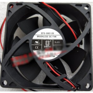 DWPH EFC-08E12D 12V 0.40A 2wires cooling fan