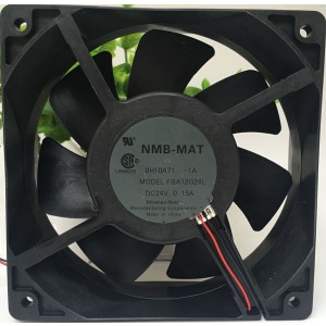 NMB FBA12G24L 24V 0.15A 3.6W 2wires Cooling Fan