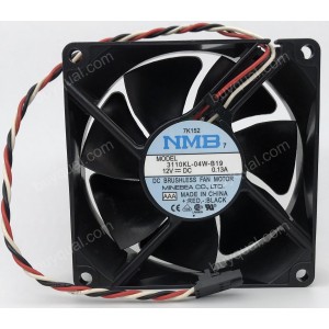 NMB 3110KL-04W-B19 12V 0.13A 3wires Cooling Fan - Picture need
