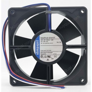 Ebmpapst 4314/17T 4314/17V 24V 200mA 4.8W 4wires Cooling Fan