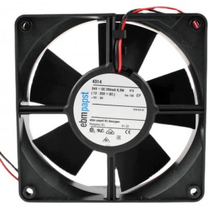 Ebmpapst 4314 24V 210mA 5W 2wires Cooling Fan - New