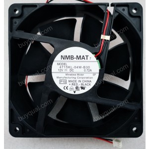 NMB 4715KL-04W-B30 12V 0.72A 2wires Cooling Fan