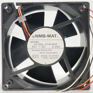 NMB 5015KL-07W-B46 48V 0.46A 4wires Cooling Fan