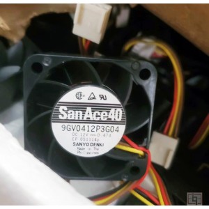Sanyo 9GV0412P3G04 12V 0.47A  4wires Cooling Fan