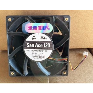SANYO 9GV1212G1031 12V 2.1A 3wires Cooling Fan 