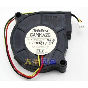 NIDEC A35037-57SNY 12V 0.10A 3wires Cooling Fan