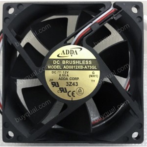ADDA AD0812XB-A73GL 12V 0.55A 3wires Cooling Fan