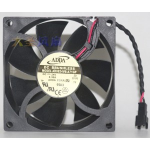 ADDA AD0824VB-A71GP 24V 0.38A 2wires Cooling Fan