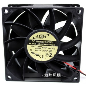 ADDA AD0924XB-F99DS 24V 0.95A  2wires Cooling Fan