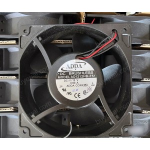 ADDA AD1212HB-F51 12V 0.5A 2wires Cooling Fan - New