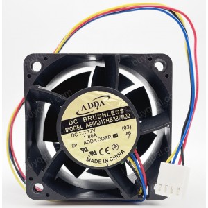 ADDA AS06012HB387B00 12V 1.8A  4wires Cooling Fan - Picture need