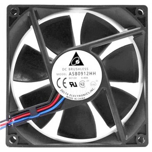 DELTA ASB0912HH 12V 0.40A 2wires cooling fan