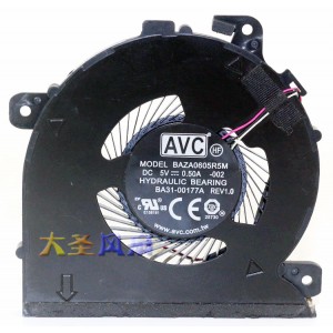 AVC BAZA0605R5M 5V 0.50A 3wires Cooling Fan