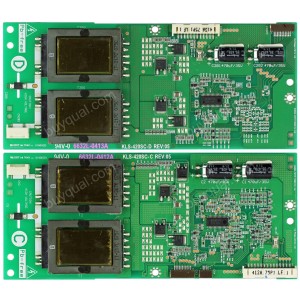 Vizio/Philips 6632L-0412A 6632L-0413A KLS-420SC-C KLS-420SC-D Backlight Inverter Board Pair 