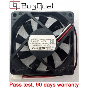 NMB 2806KL-04W-B89 12V 0.65A 3wires Cooling Fan