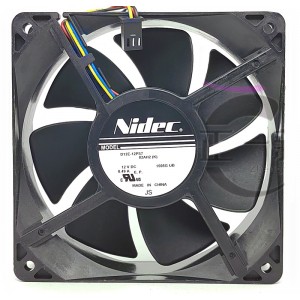 NIDEC D12E-12PS7 12V 0.49A 4wires Cooling Fan 