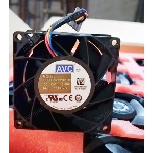 AVC DBPD0838B2UP039 12V 3.60A 4wires Cooling Fan 