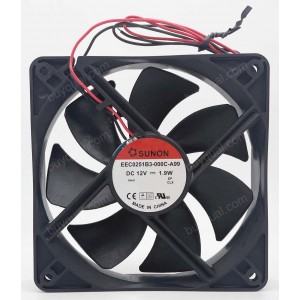 SUNON EEC0251B3-000C-A99 12V 1.9W 2wires cooling fan
