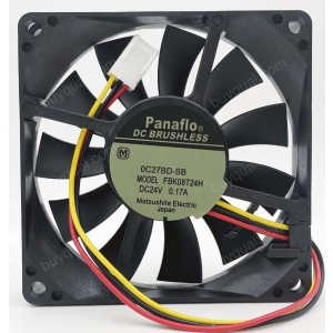 Panaflo FBK08T24H OH23CD-SB A90L-0001-0422 24V 0.17A 3wires Cooling Fan - New
