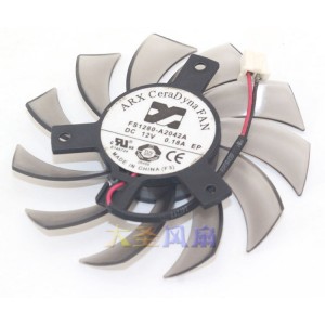 ARX FS1280-A2042A 12V 0.18A 2wires Cooling Fan