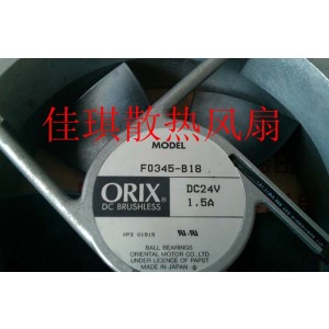 ORIX F0345-B18 24V 1.5A 4wires Cooling Fan