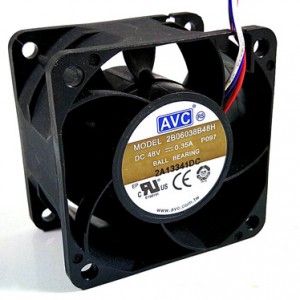 AVC 2B06038B48H 48V 0.35A 4wires cooling fan