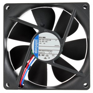 Ebmpapst 3414NHH 24V 3.2W 2wires Cooling Fan