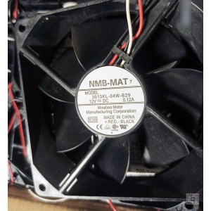 NMB 3610KL-04W-B29 12V 0.12A 3wires Cooling Fan