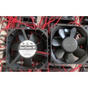 SANYO 9A0812S4021 12V 0.18A 2wires Cooling Fan