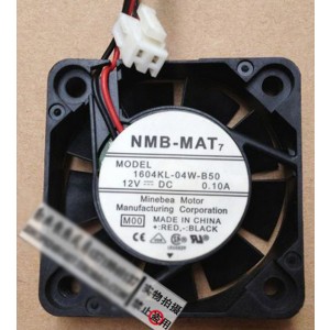 NMB 1604KL-04W-B50 12V 0.1A 2wires Cooling Fan - New