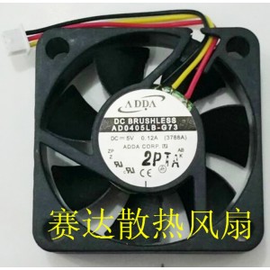 ADDA AD0405LB-G73 5V 0.12A 3wires Cooling Fan