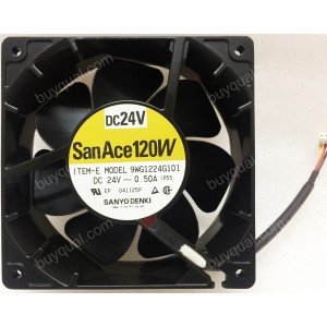 Sanyo 9WG1224G101 24V 0.5A 2wires 3wires Cooling Fan