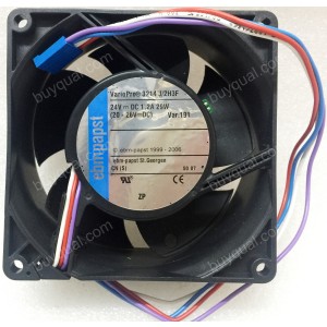 Ebmpapst 3214J/2H3F 24V 1.2A 29W 4wires Cooling Fan - Original New