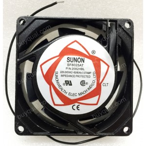 SUNON SF8025AT 2082HBL 2082HSL 220/240V 0.07A 2 Wires Cooling Fan 