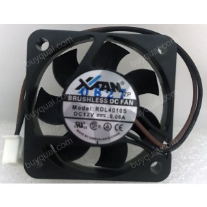 RUILIAN RDL4010S RDL4010S1 12V 0.06A 2wires cooling fan