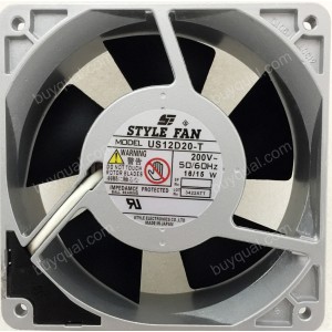 STYLE US12D20-T 200V 16/15W 2wires cooling fan