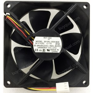 NMB 3610KL-05W-B39 24V 0.11A 3wires Cooling Fan - Picture need